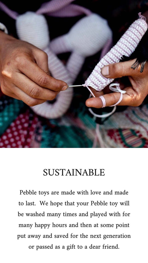 Crochet Baby Toy Firefighter rattle