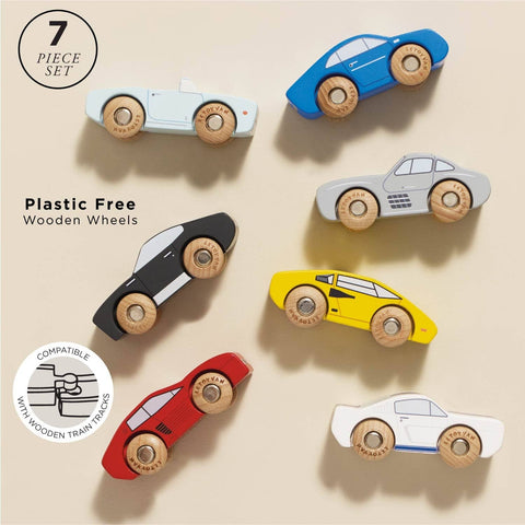 Classic Wooden Sports Car Gift Set