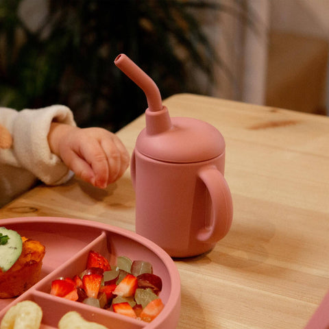 120ml Baby Silicone Sippy Cup - By Tiny Dining