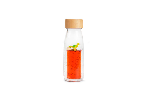 Petit Boum Sensory Toy Bottle Move (T-Rex)
