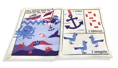 Jo & Nic's Crinkly Cloth Books - Sailor Went to Sea
