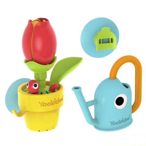 Yookidoo Peek-a-Bee Tub Flower – Interactive Baby Bath Toy