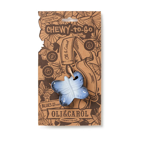 Blues the Butterfly - Natural Baby Teether Oli&Carol