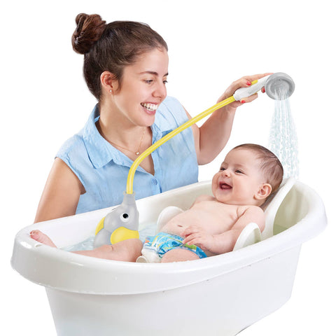 Yookidoo Yellow Elephant Shower –Interactive Water Bath Toy