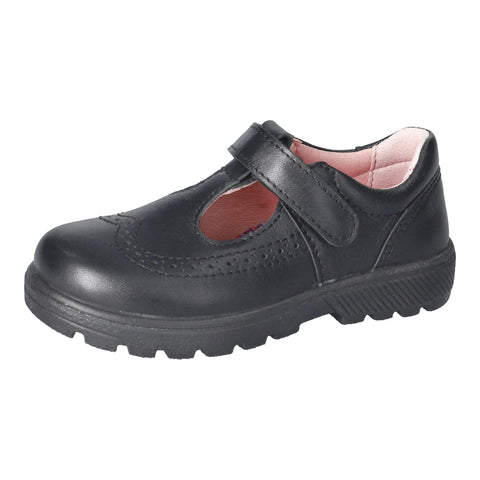 Ricosta AMANDA schwarz Derby M T-Bar School Shoe