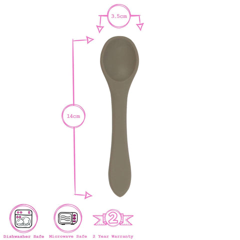 Baby Silicone Weaning Spoon - By Tiny Dining