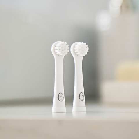 Matchstick Monkey Baby Electric Sonic Toothbrush Replacement Heads (2 Pack)