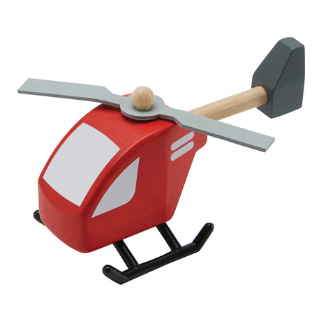 Plan Toys Helicopter Wooden Vehicle