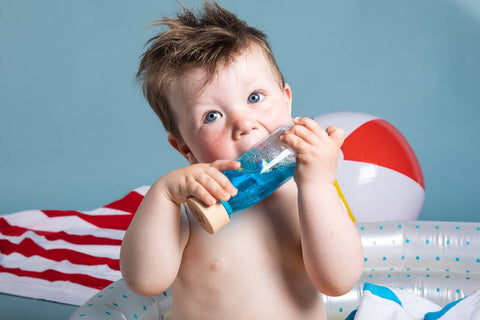 Petit Boum Sensory Toy Bottle Move (Ducky)