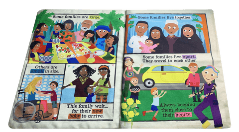 Jo & Nic's Crinkly Cloth Books - What Makes A Family