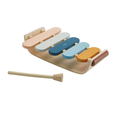 Plan Toys Oval Xylophone (Orchard Collection) Wooden Musical Toy