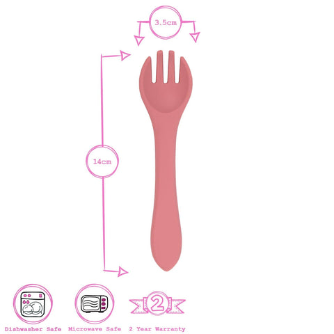 Baby Silicone Weaning Fork - By Tiny Dining