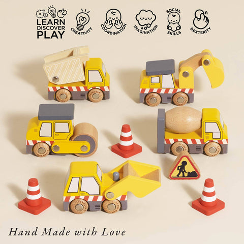 Construction Toy Cars, Trucks & Diggers Gift Set