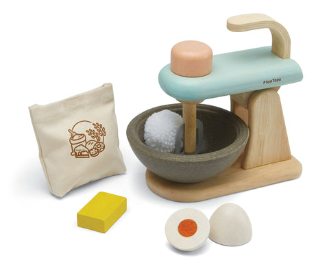 Stand Mixer Set Wooden Playset PlanToys