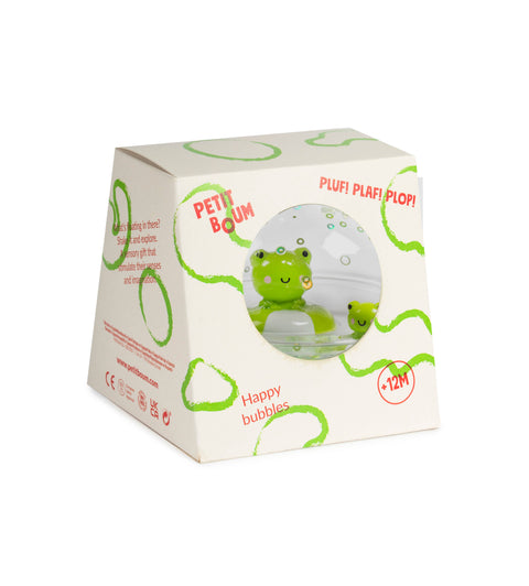 Petit Boum Sensory Toy Happy Bubbles (Froggies)