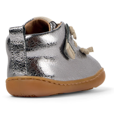 Camper Peu Cami FW All Meteor/Path Ry FW Abeja - Silver Metallic Ankle Boot