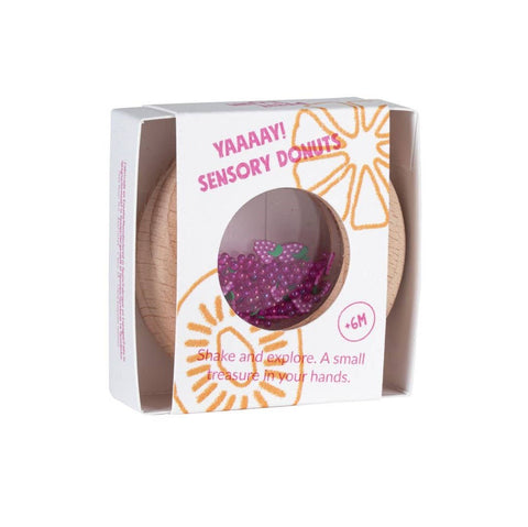 Petit Boum Sensory Play Toy Donut (Grapes)