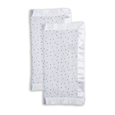 Lulujo - Muslin Security Blanket - Stars 2 Pack