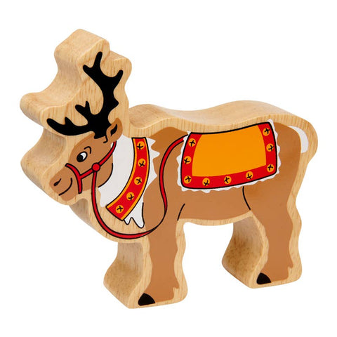 Lanka Kade Natural brown reindeer with reins