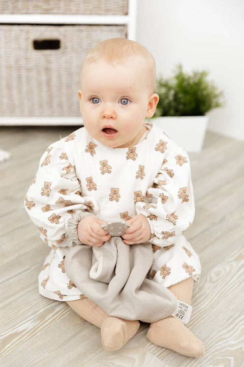 Cheeky Chompers Biscuit Neutral Comfortchew - Baby Comforter With Teether