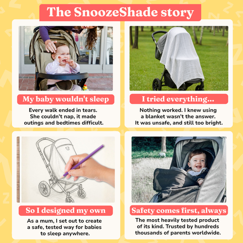 Snoozeshade Plus Deluxe - Stroller And Buggy Sun/Sleep Shade