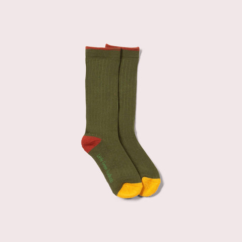 Little Green Radicals Rainbow Terry Boot Socks 2 Pack
