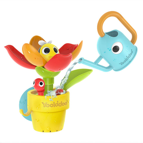 Yookidoo Peek-a-Bee Tub Flower – Interactive Baby Bath Toy