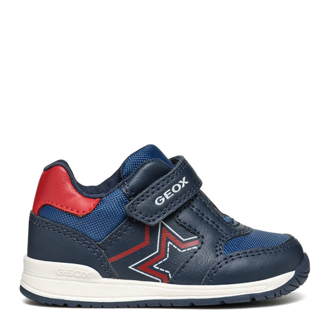 Geox B Rishon B. A - GBK+NYLON NAVY / RED