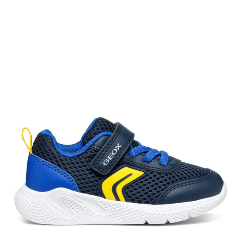 Geox B SPRINTYE B. C - MESH+GEOBUCK - Navy / Royal