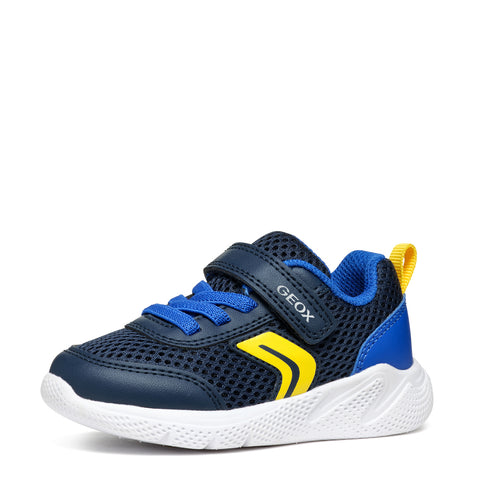 Geox B SPRINTYE B. C - MESH+GEOBUCK - Navy / Royal