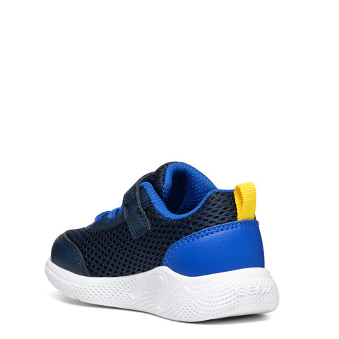 Geox B SPRINTYE B. C - MESH+GEOBUCK - Navy / Royal