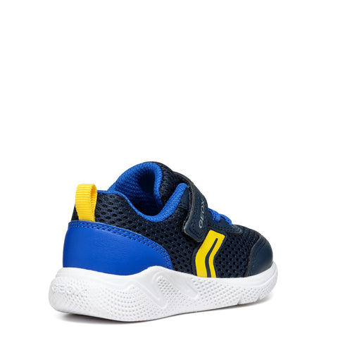 Geox B SPRINTYE B. C - MESH+GEOBUCK - Navy / Royal
