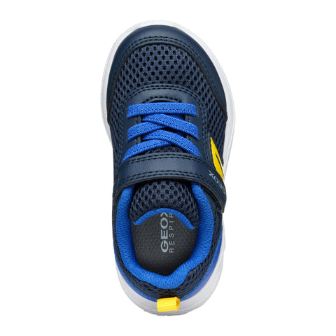Geox B SPRINTYE B. C - MESH+GEOBUCK - Navy / Royal