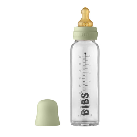 BIBS Baby Glass Bottle Complete Set Latex