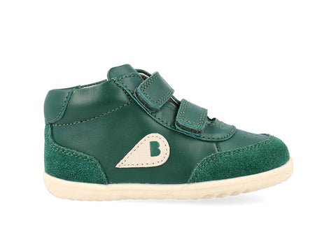 Bobux SU Champ High Deep Emerald+Chalk Ankle Boots AW24