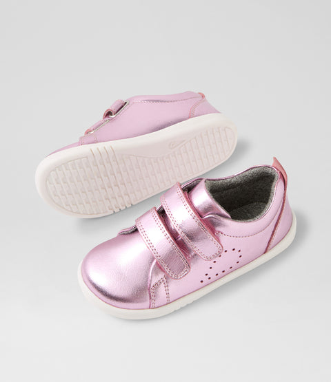Bobux IW Grass Court BQ Pink Metallic