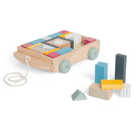 Bigjigs Pull-Along Brick Cart
