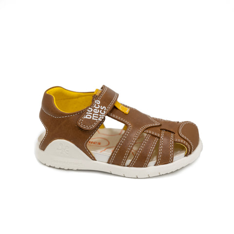 Biomecanics Arena (Tan Velcro Closed Toe Sandal)