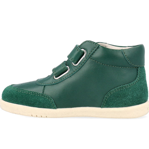 Bobux IW Champ High Deep Emerald+Chalk Ankle Boot