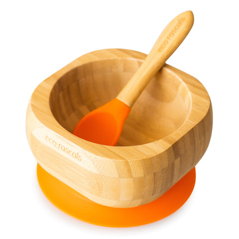 Eco Rascals Bamboo Bowl & Spoon Weaning Set