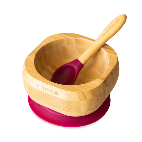 Eco Rascals Bamboo Bowl & Spoon Weaning Set