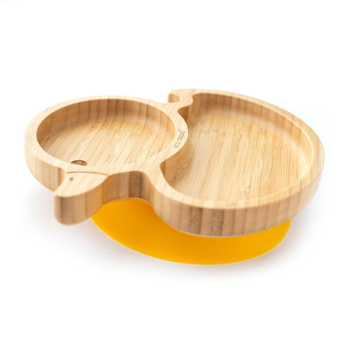 Eco Rascals Bamboo Suction Duck Plate Yellow