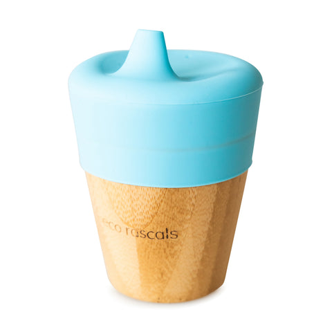 Eco Rascals Small Cup With Sippy Feeder Blue