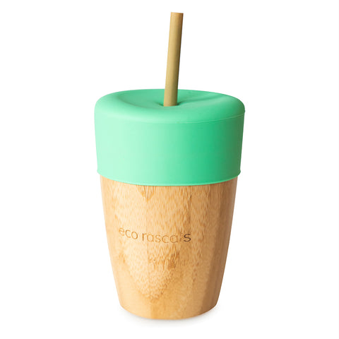 Eco Rascals Bamboo Cup With Reusable Straws