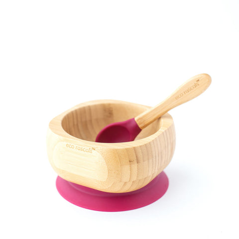 Eco Rascals Bamboo Bowl & Spoon Weaning Set