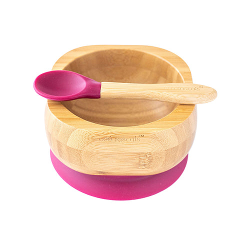 Eco Rascals Bamboo Bowl & Spoon Weaning Set