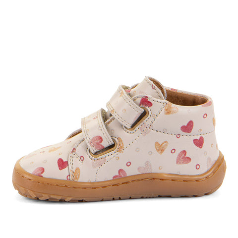 Froddo Barefoot FIRST STEP Nude+ - G2130369-31 (Heart print)