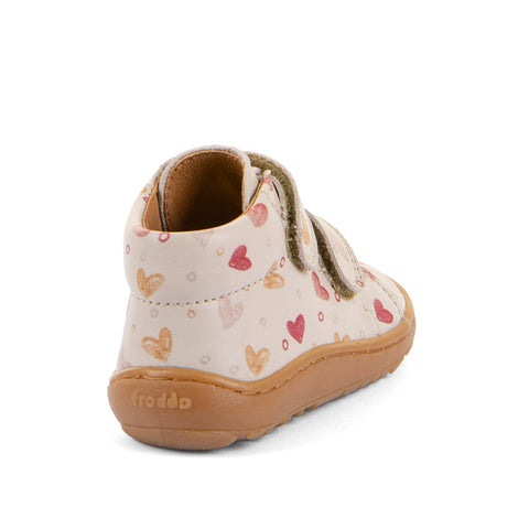 Froddo Barefoot FIRST STEP Nude+ - G2130369-31 (Heart print)