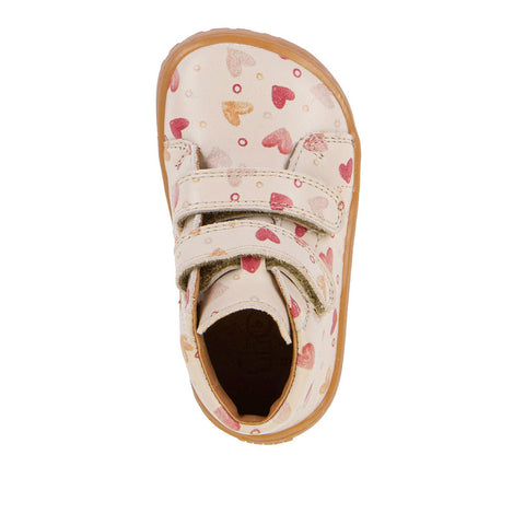 Froddo Barefoot FIRST STEP Nude+ - G2130369-31 (Heart print)