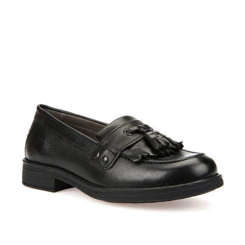 Geox Agata Black Moccasins